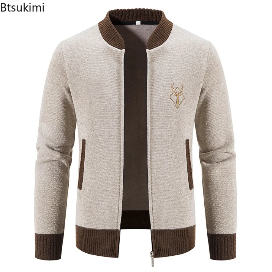 Мужские осенне-зимние вязаные  – обзор и цена Men'S Fashion V Neck Sweater