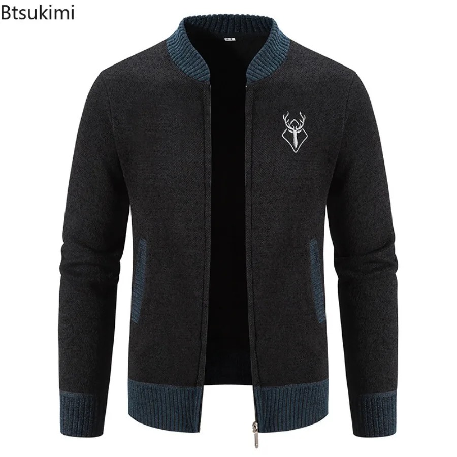 Мужские осенне-зимние вязаные  – обзор и цена Men'S Fashion V Neck Sweater
