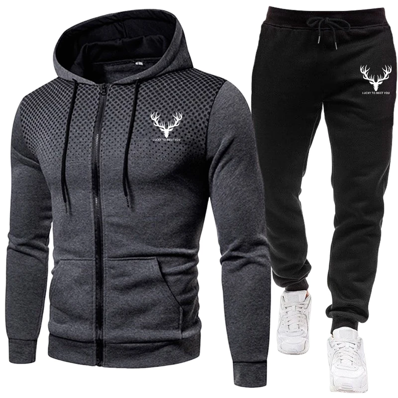 Новинка 2026: Мужской комплект – обзор и цена Men'S Fashion Zipper Hoodie