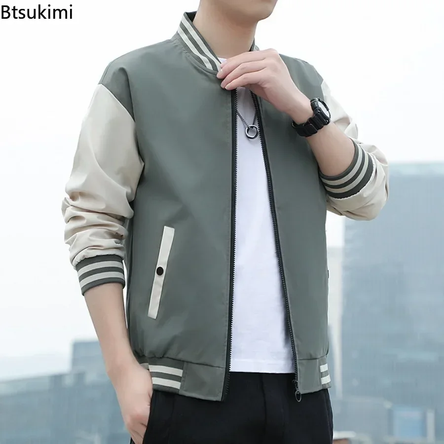 Мужские демисезонные бейсбольн – обзор и цена Mens Fashion Bomber Jacket