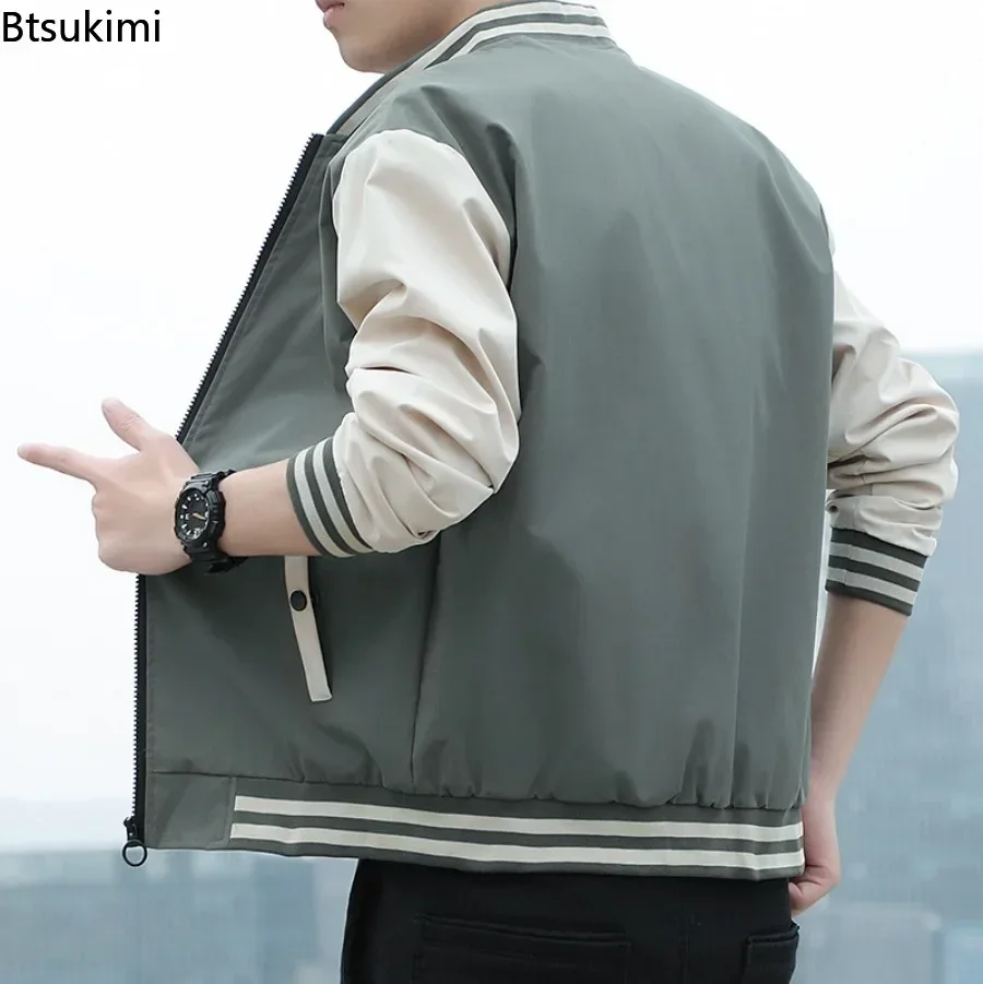 Мужские демисезонные бейсбольн – обзор и цена Mens Fashion Bomber Jacket