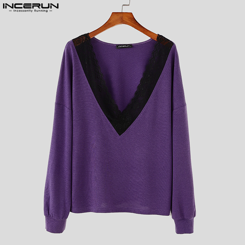 INCERUN повседневные свободные – обзор и цена Men'S Fashion V Neck Sweater
