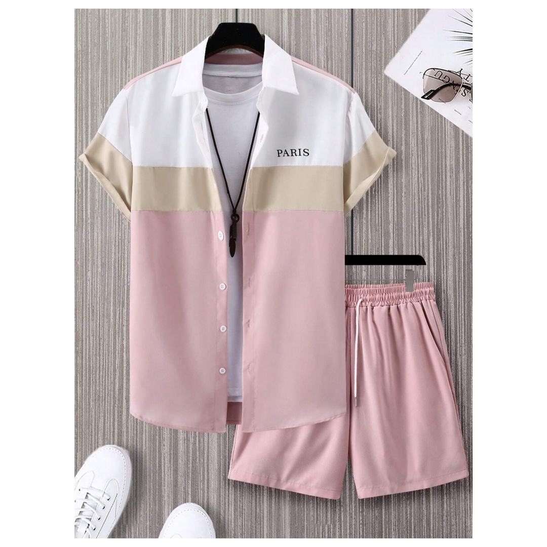 Мужской модный костюм сине-бел – обзор и цена Men'S Fashion Color
