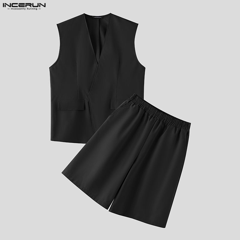 Мужской комплект INCERUN: одно – обзор и цена Men'S Fashion Color