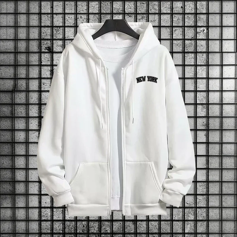 Мужской спортивный костюм: кач – обзор и цена Men'S Fashion Zipper Hoodie