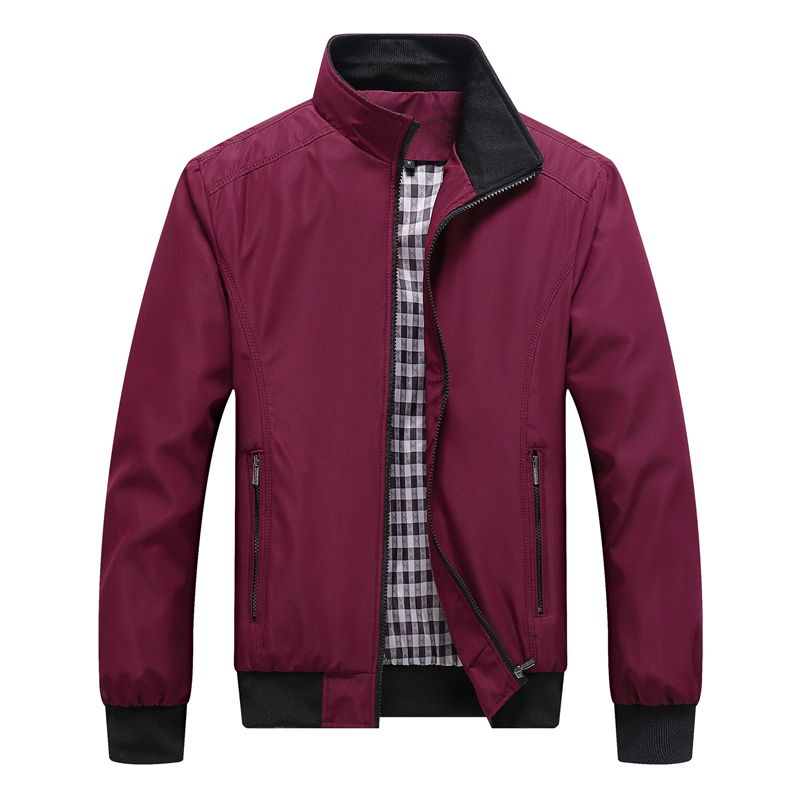 Новая весенне-осенняя повседне – обзор и цена Mens Fashion Bomber Jacket
